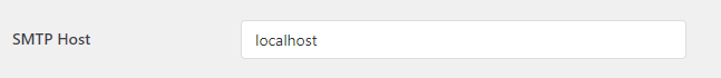 WP Mail SMTP hostname equals localhost