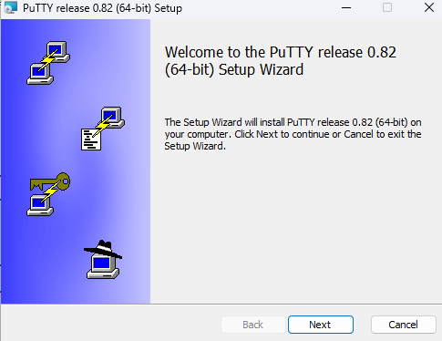 Installation wizard