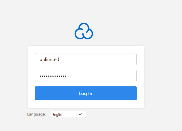 CloudPanel Login Page