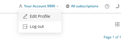 Plesk Edit Profile