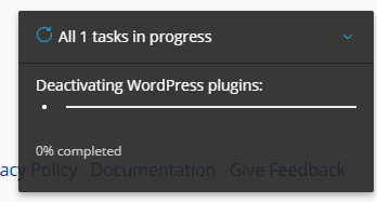Plugin Deactivation Status 