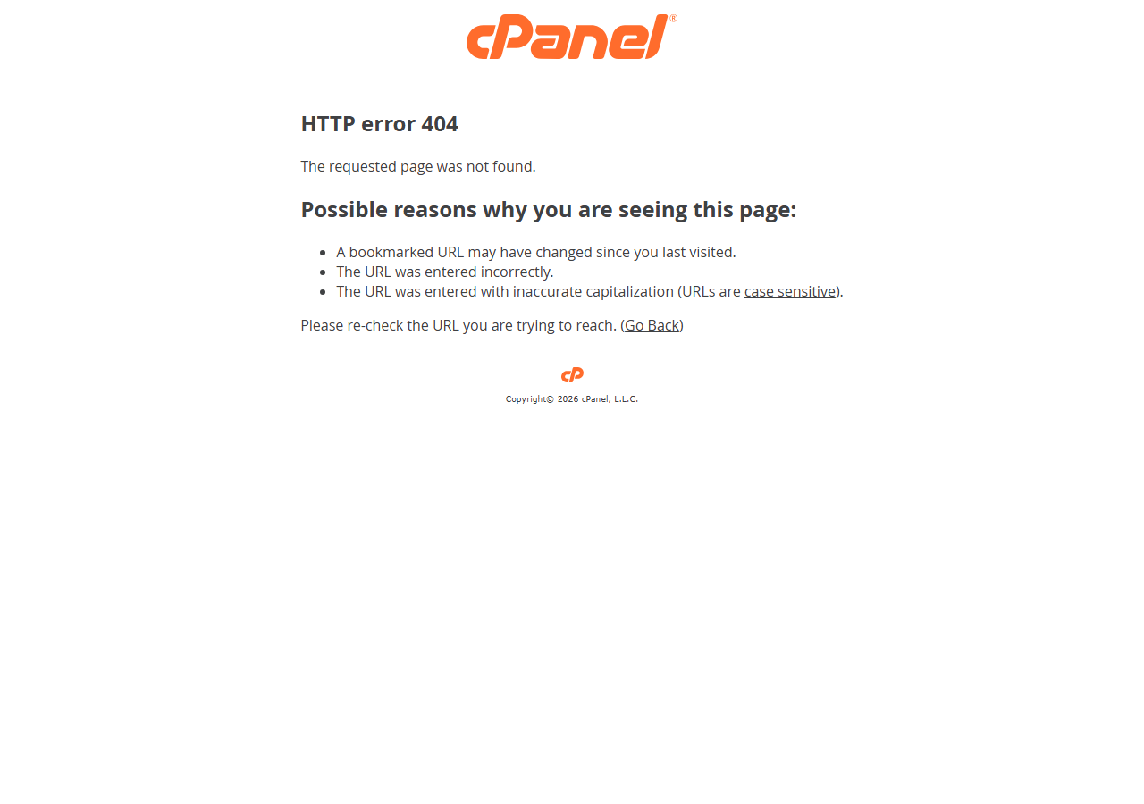 cPanel Metrics section showing the Errors icon